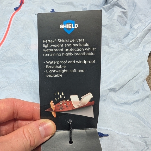 Under Armour Scrambler Women's Waterproof Pertex Shield Jacket XL New Tags Blue - Picture 8 of 12